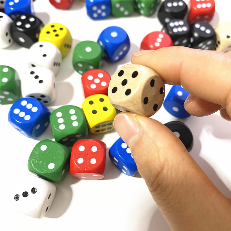 50 pcs/set 16mm Wooden Point C - Dice Tower Wooden recension och pris