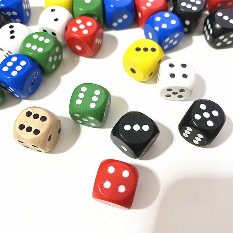 50 pcs/set 16mm Wooden Point C - Dice Tower Wooden recension och pris