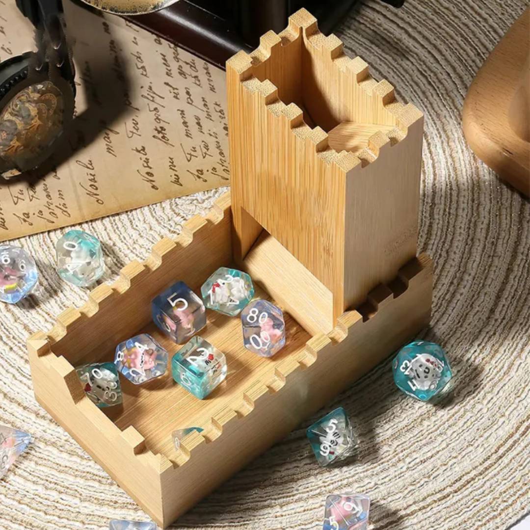 Foldable Wooden Dice Tower Dic - Dice Tower Wooden recension och pris