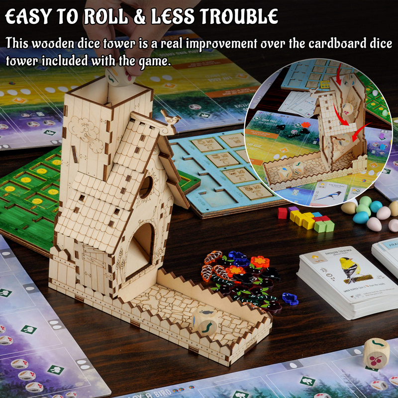 CZYY Bird Feeder Dice Tower wi - Dice Tower Wooden recension och pris