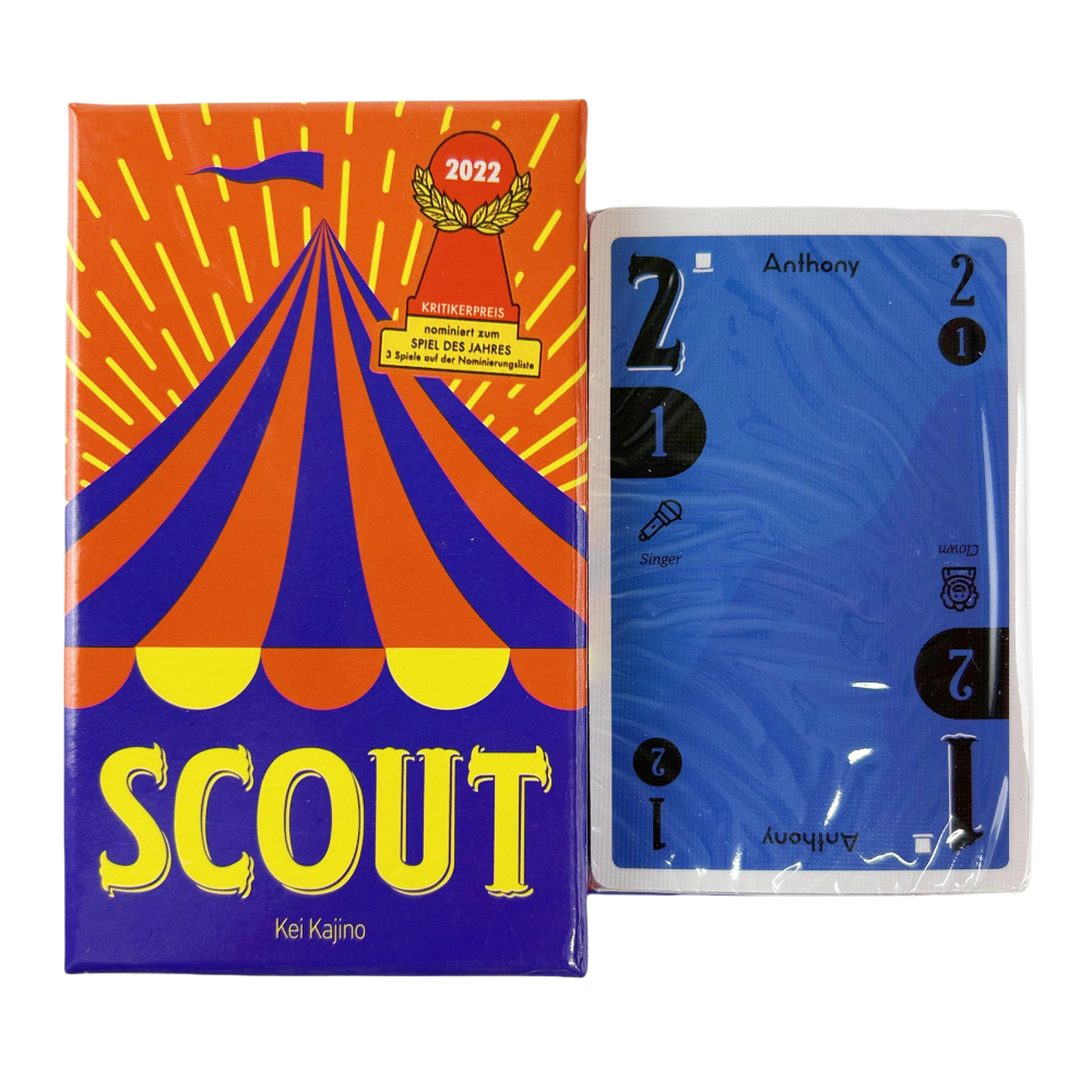 Scout Card Game Circus Scout B - Board Game Template recension och pris