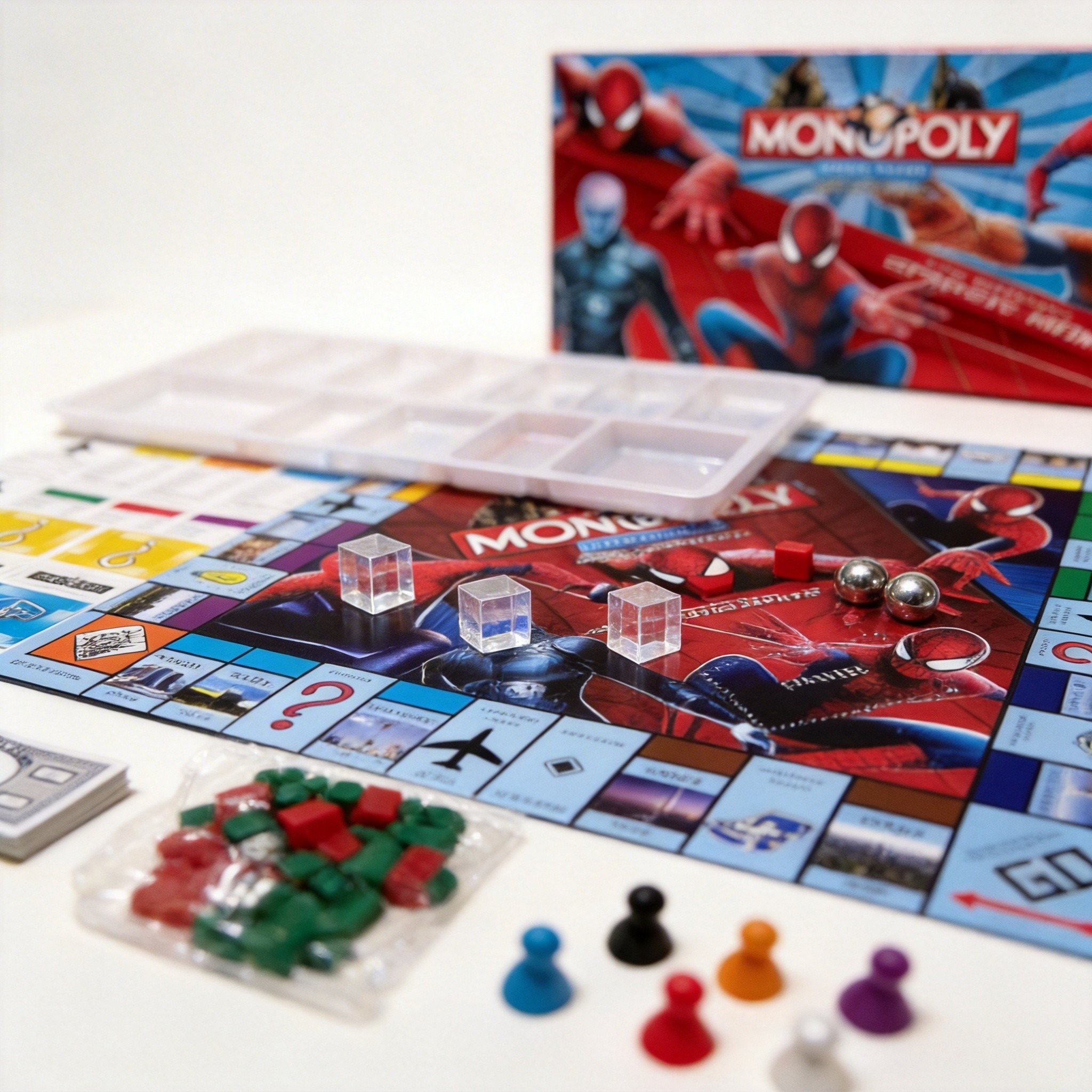 Spider-Man Monopoly Board Game - Board Game Night recension och pris