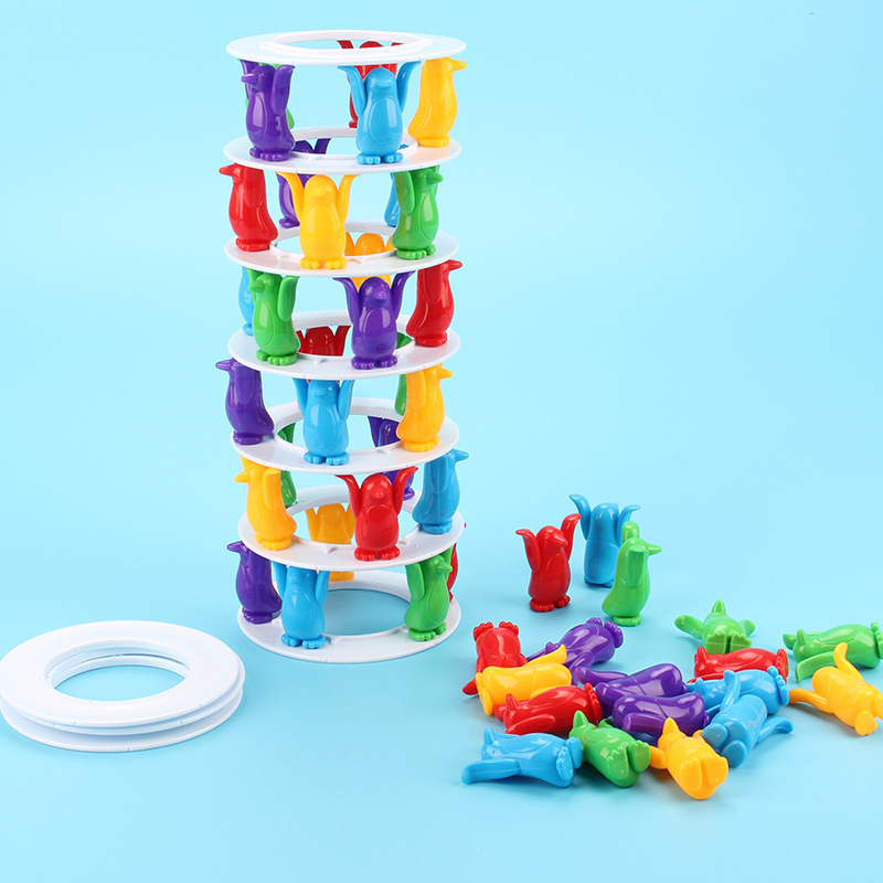 Kids Penguin Tower Collapse Ba - Board Game Quoridor recension och pris