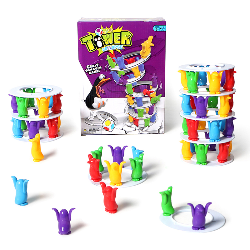 Kids Penguin Tower Collapse Ba - Board Game Quoridor recension och pris