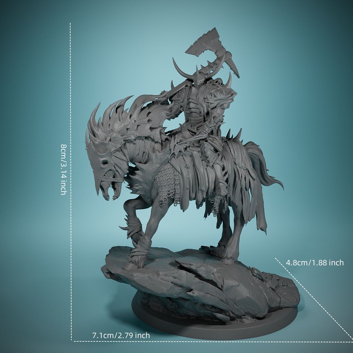 80mm Dark Night Death Horse Bo - Board Game Night recension och pris
