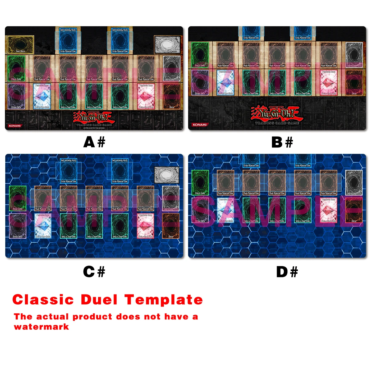 YuGiOh Classic Mat Board Game  - Board Game Template recension och pris