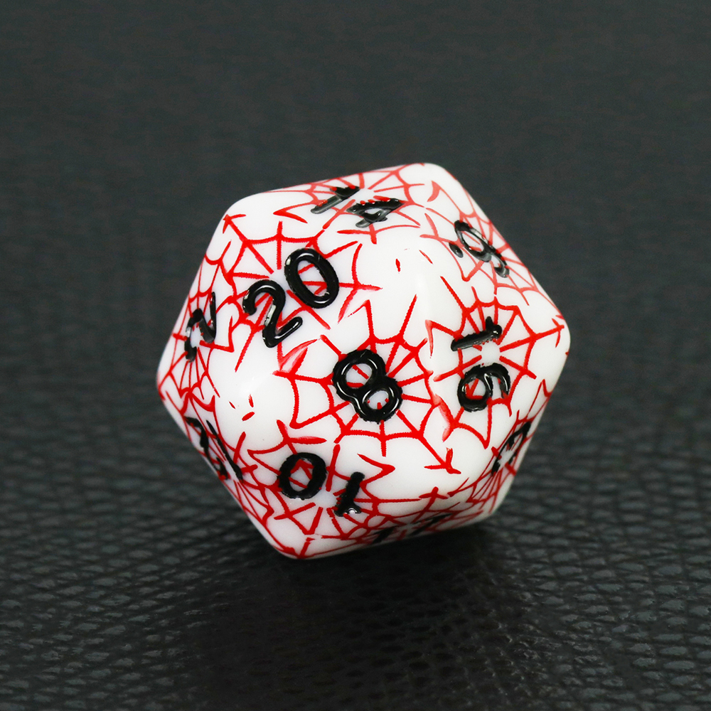 DND Dice Set in Spider Web Des - Board Game Web recension och pris