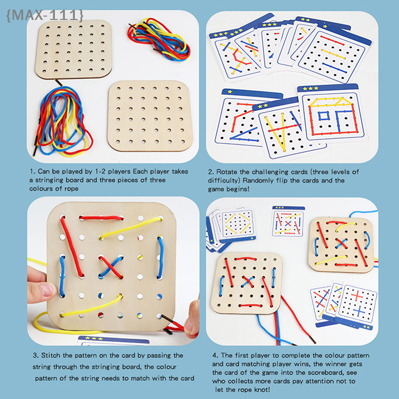【F2-MAX111】Wooden Montessori G - Board Game Enthusiast recension och pris