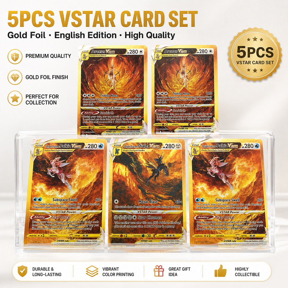 Anime Ptcg Collectible Cards A - Board Game Template recension och pris
