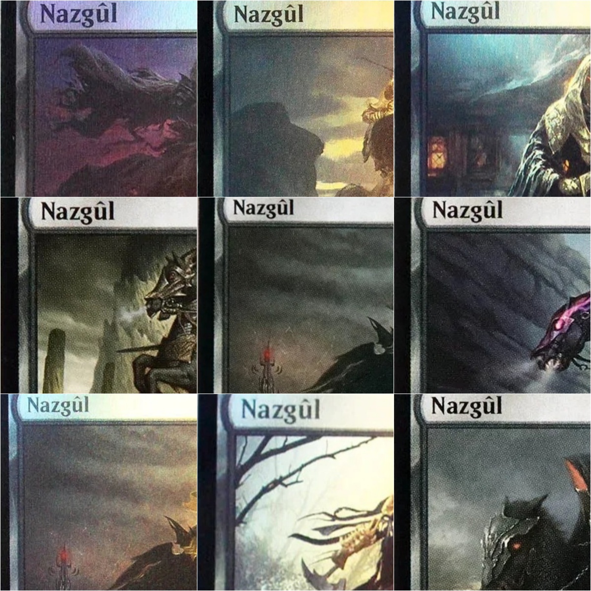 Foil/Holo Nazgûl sets TCG Magi - Board Game Master recension och pris