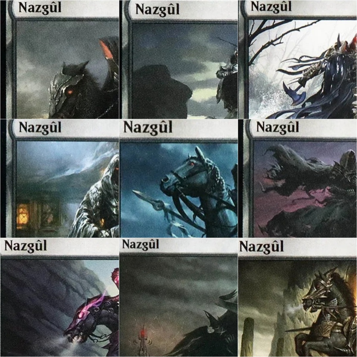 Foil/Holo Nazgûl sets TCG Magi - Board Game Master recension och pris