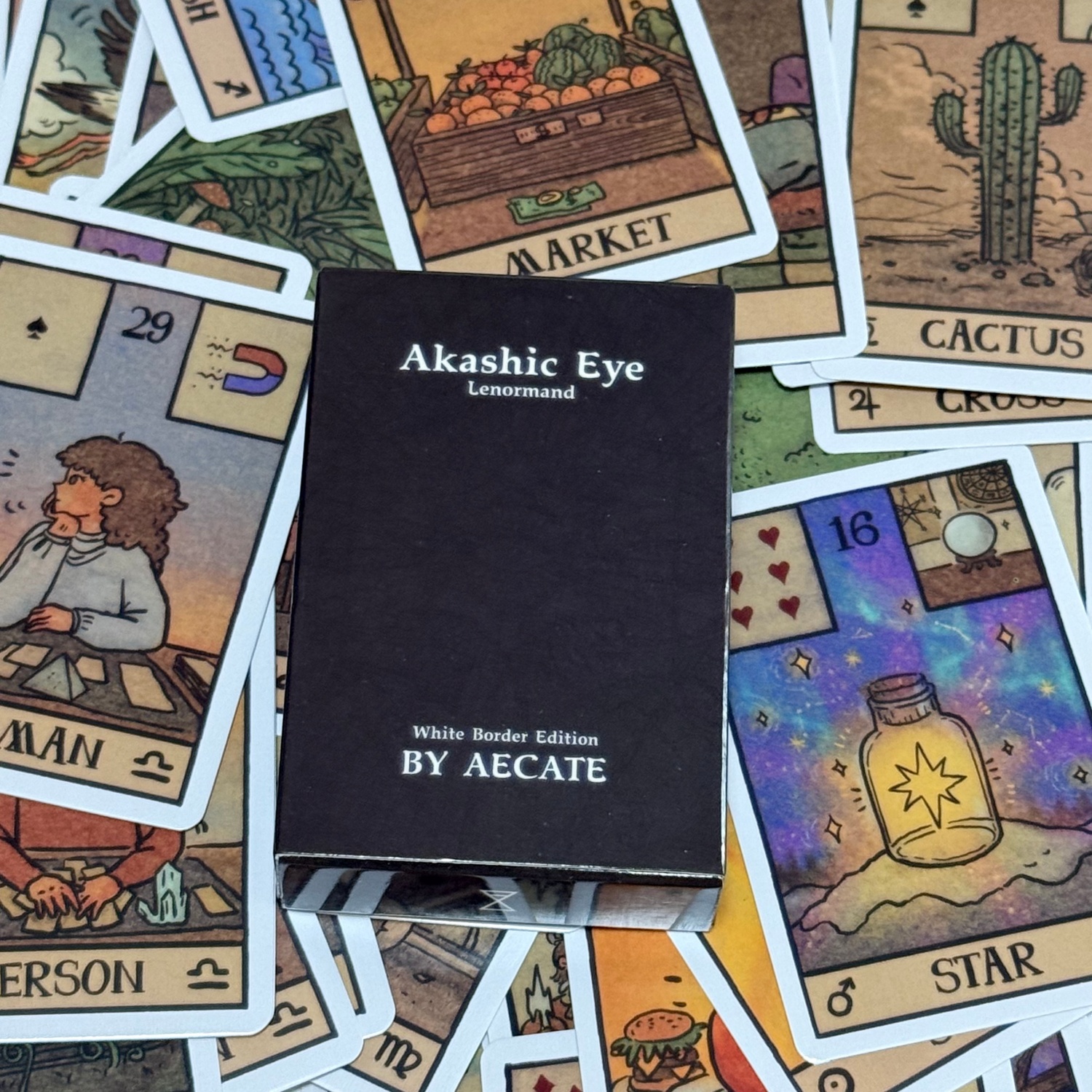 Akashic Eye Lenormand oracle c - Board Game Oracle recension och pris