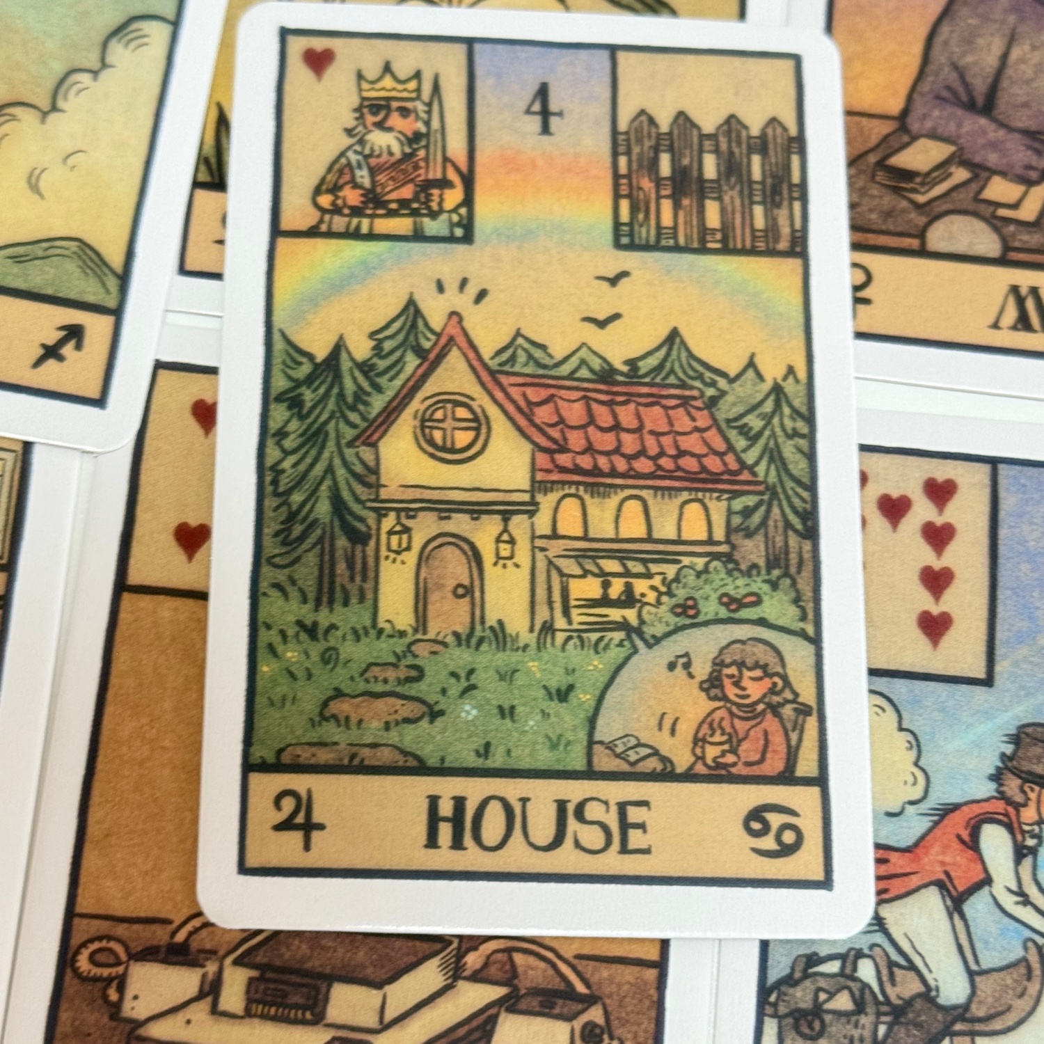 Akashic Eye Lenormand oracle c - Board Game Oracle recension och pris