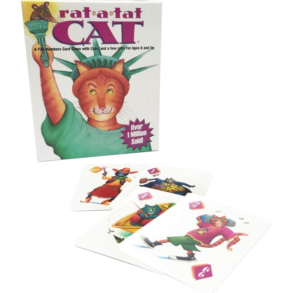 Rat A Tat Cat Fun Numbers Card - Board Game Night recension och pris