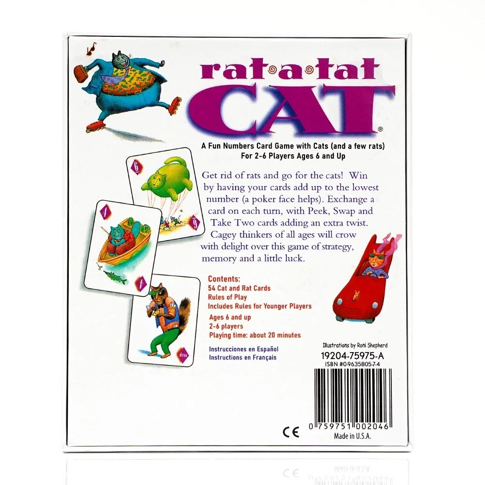 Rat A Tat Cat Fun Numbers Card - Board Game Night recension och pris