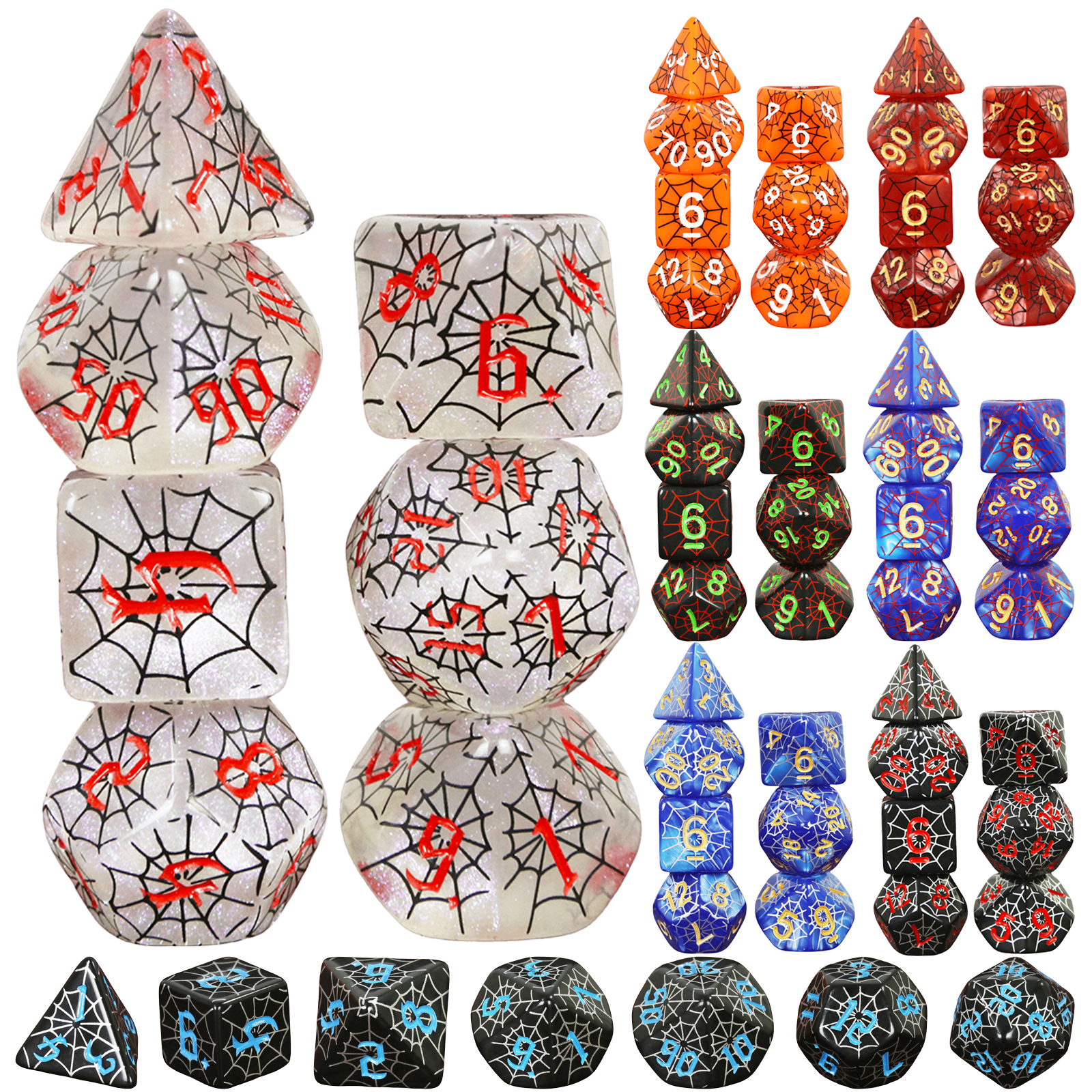 DND Dice Set 7pcs D4-D20 Polyh - Board Game Web recension och pris
