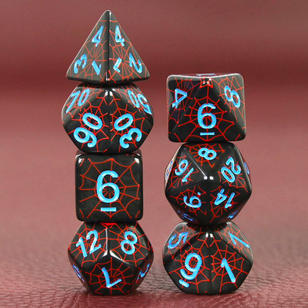 DND Dice Set 7pcs D4-D20 Polyh - Board Game Web recension och pris