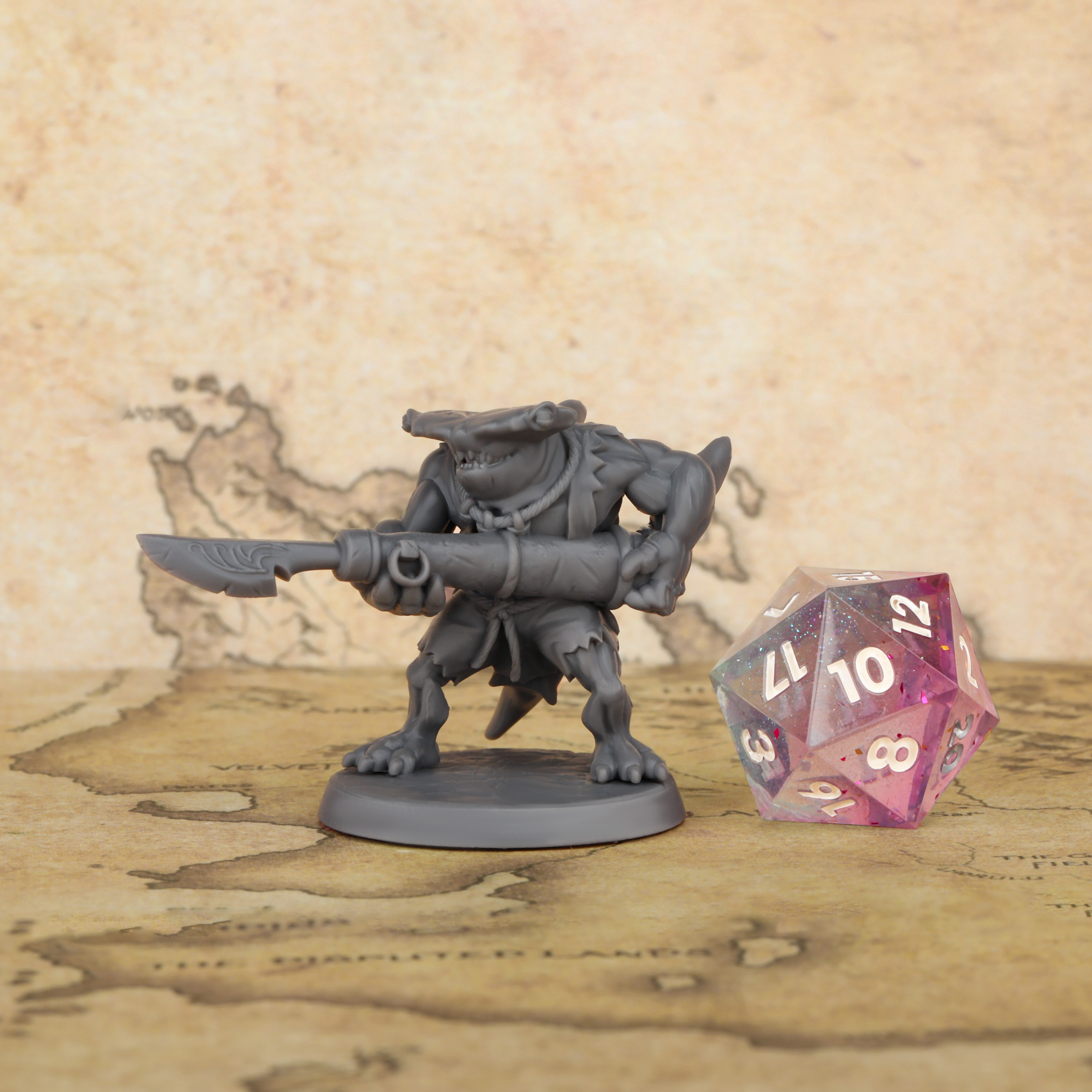 TTRPG Shark with Harpoon Minia - Board Game Design recension och pris