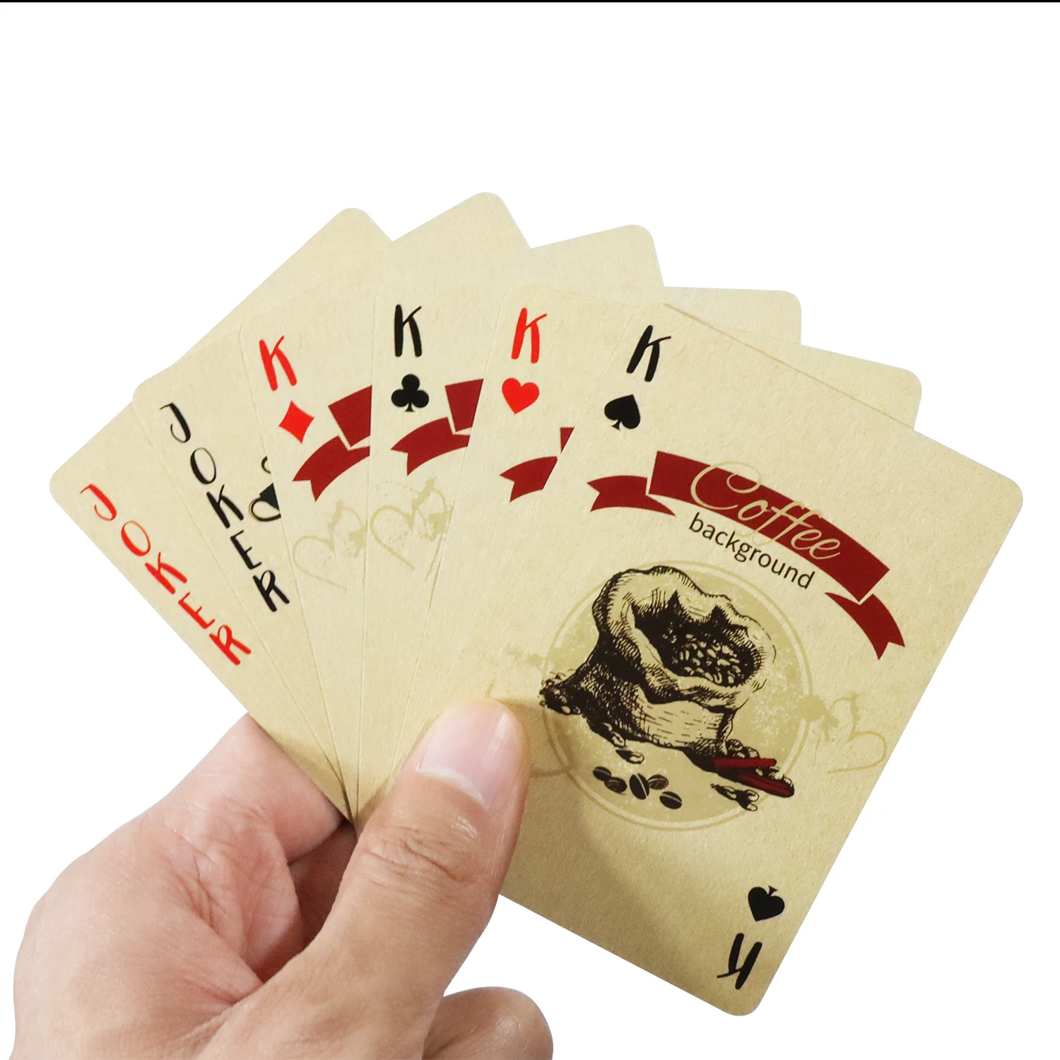Coffee Paper Playing Cards Vin - Board Game Yearbook recension och pris