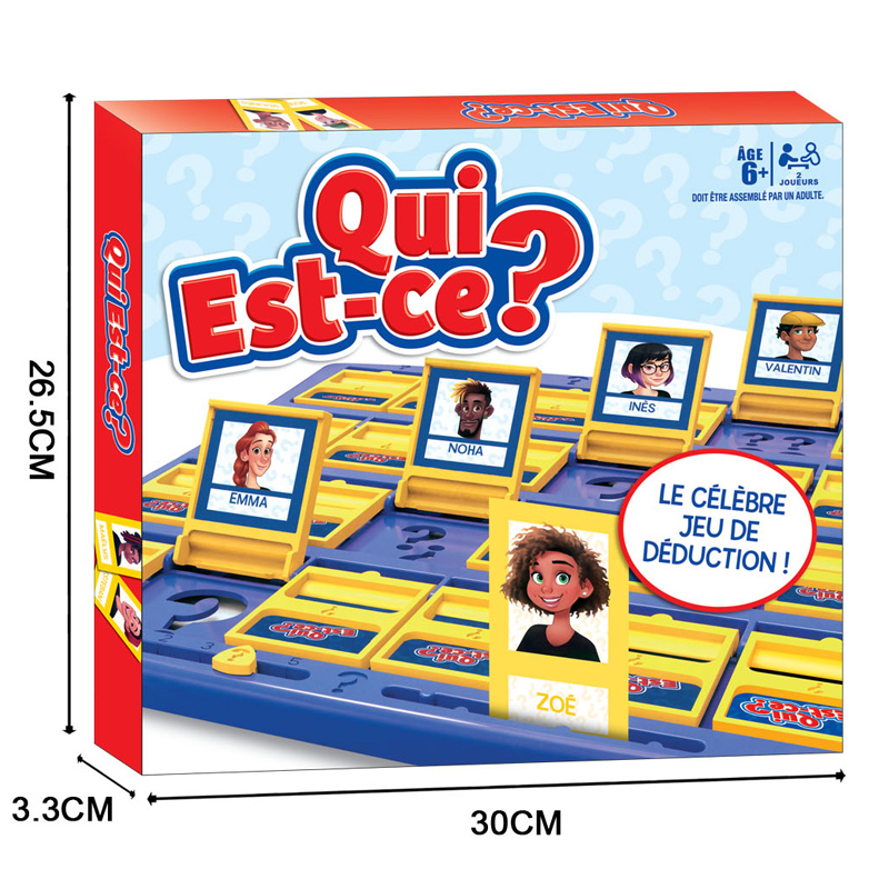 French Game Guess Who I Am Boa - Board Game Who Is It recension och pris