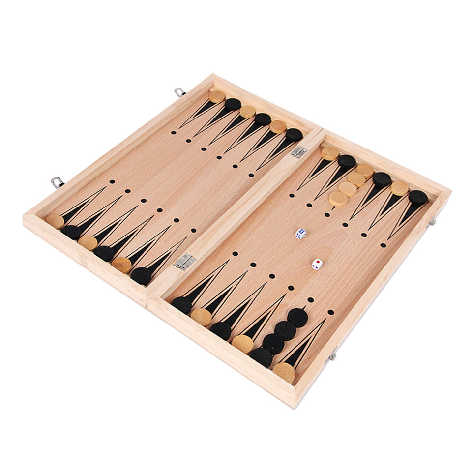 3 in 1 Wooden Chess Backgammon - Board Game Yearbook recension och pris