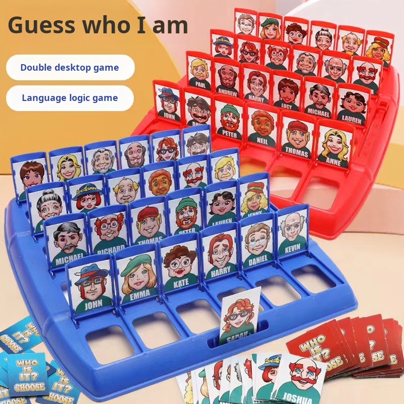 Guess Who Board Game  Classic  - Board Game Who Is It recension och pris