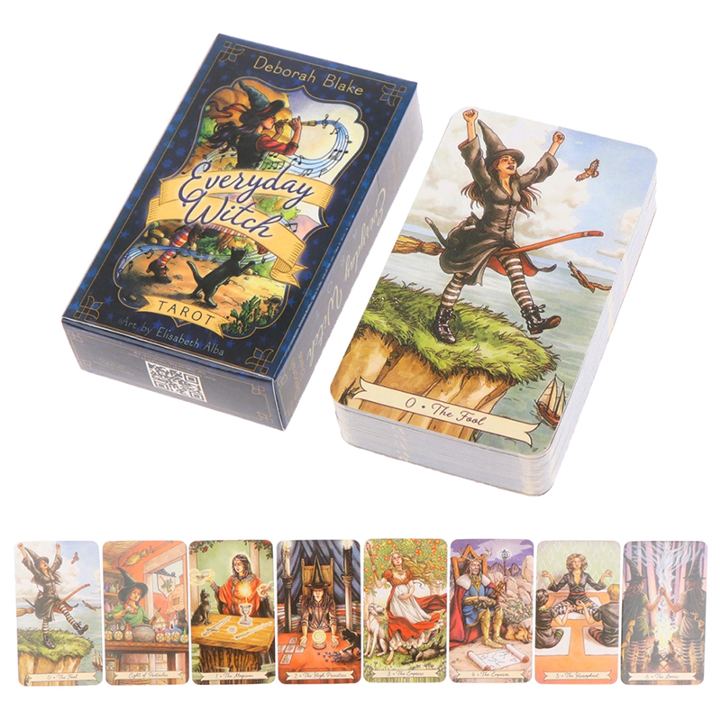 78Pcs/box Everyday Witch Tarot - Board Game Organization recension och pris