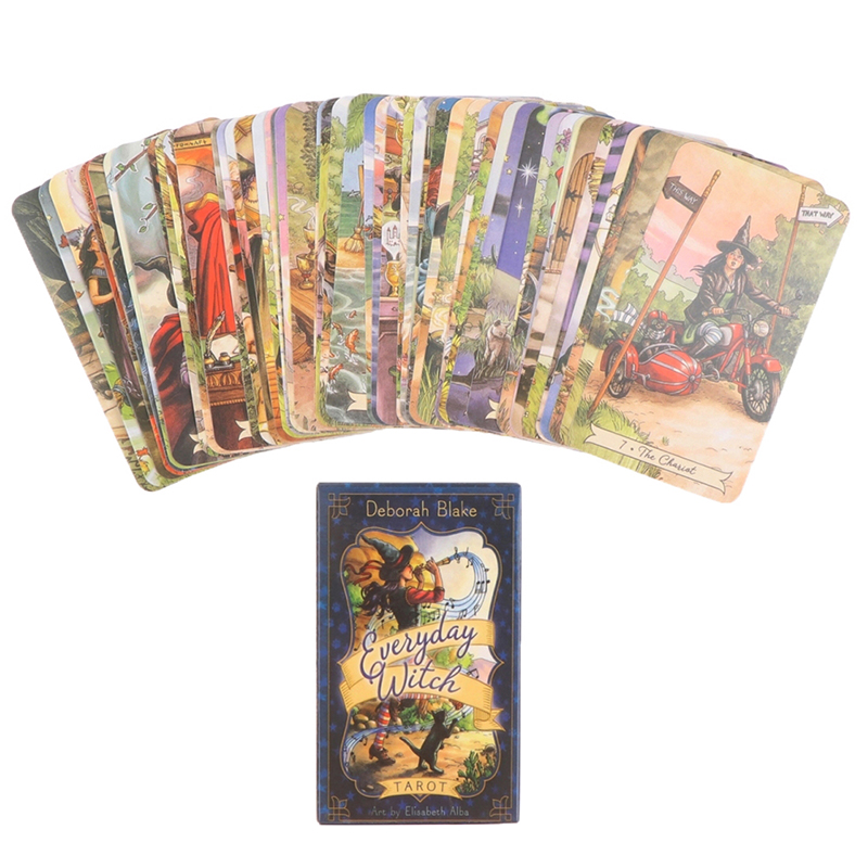 78Pcs/box Everyday Witch Tarot - Board Game Organization recension och pris