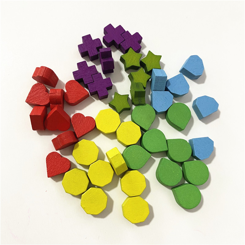 40Pcs 10mm Red Heart Shape Blu - Board Game Quoridor recension och pris