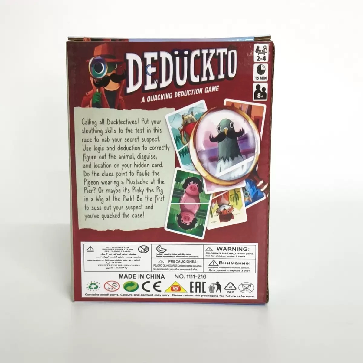 DEDUCKTO Guess who I am? board - Board Game Who Is It recension och pris