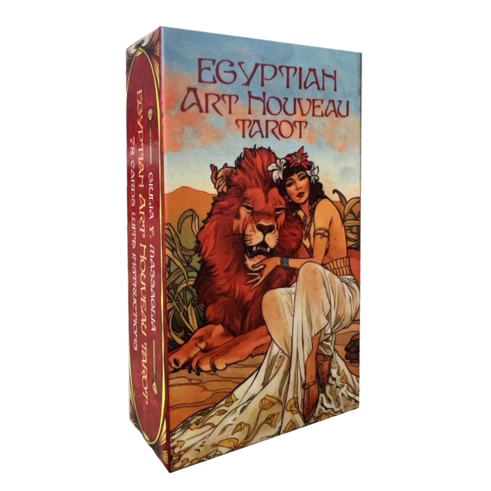 Egyptian Art Nouveau Tarot car - Board Game Oracle recension och pris