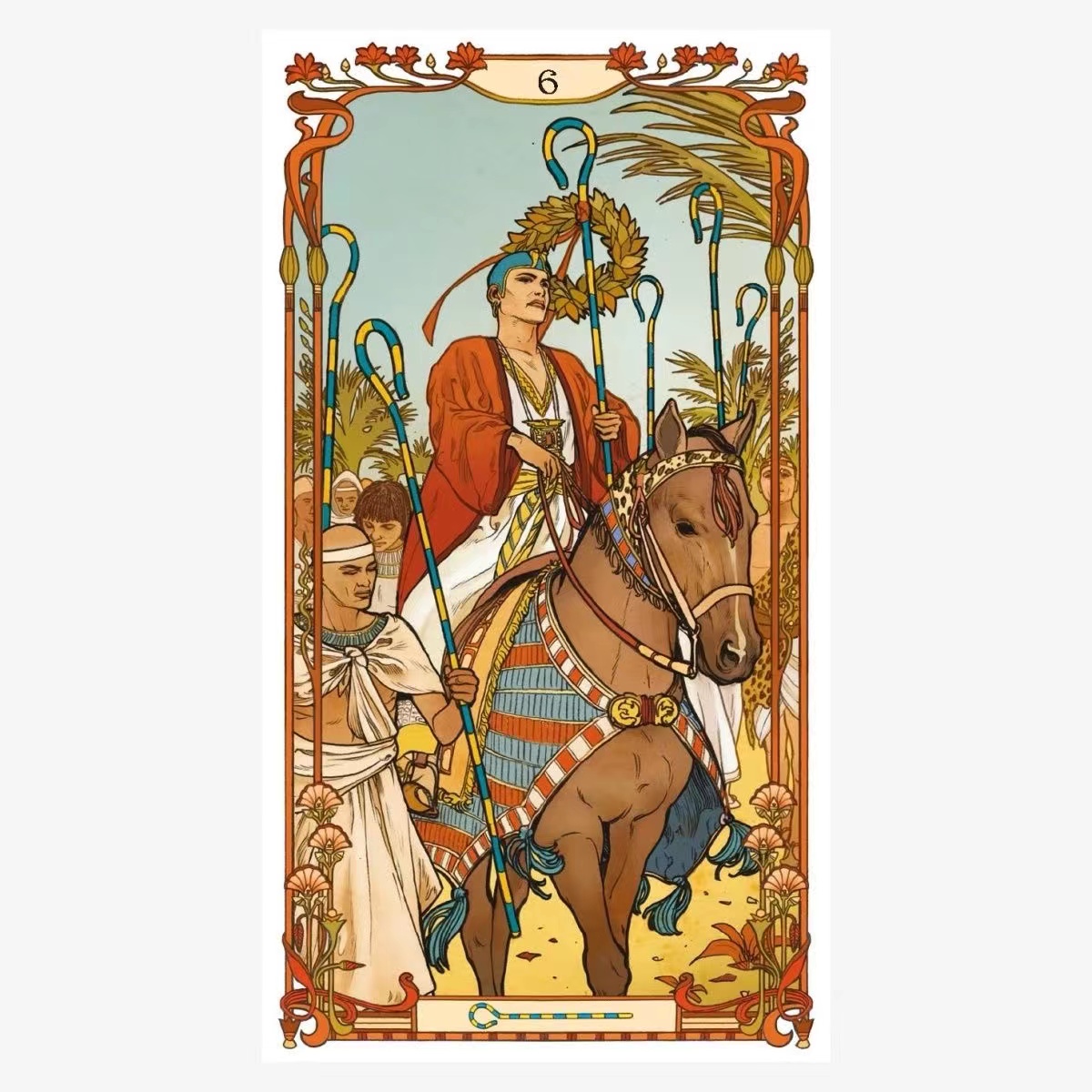 Egyptian Art Nouveau Tarot car - Board Game Oracle recension och pris
